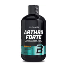 Хондропротектор Biotech Arthro Forte liquid для суглобів та зв'язок (з колагеном) 500 мл Апельсин