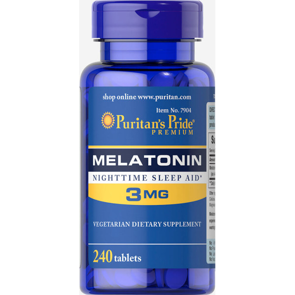 Melatonin 3 mg (240 таблетс)