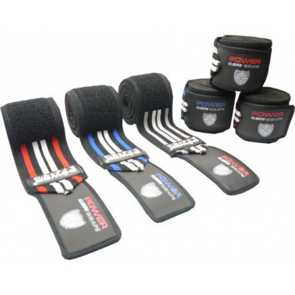 Бінти Elbow Wraps PS-3600 Blue - black