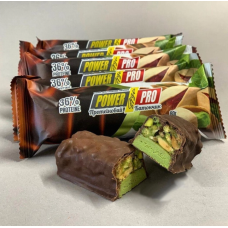 Блок батончиков Power Pro 36% орех Nutella фисташковое пралине (60 грамм) - 20 шт