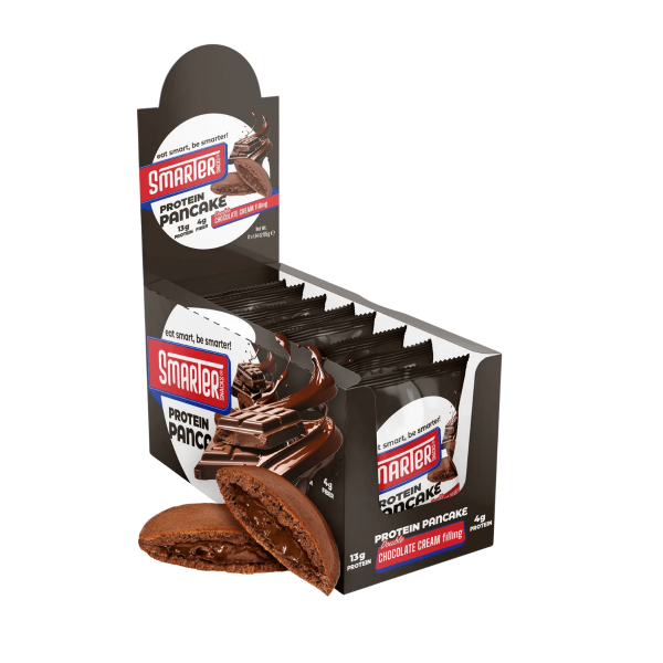 Протеїнові панкейки Smarter Snacks Protein Cocoa Pancake 55 г Подвійний шоколад (без цукру)х12 шт