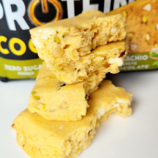 Протеїнове печиво Go On Nutrition Cookie Фісташка білий шоколад (pistachio white chocolate) – 50 г  (без цукру)