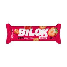 Блок Протеїнових батончиків Sporter Bilok 30% протеїну - 24 шт 60 г Полуниця