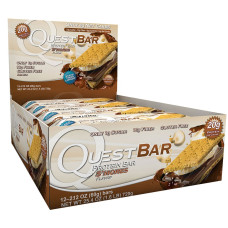 Блок батончиков Quest Protein Bar зефир (60 грамм) - 12 шт
