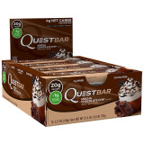 Блок батончиков Quest Protein Bar мока-шоколад (60 грамм) - 12 шт