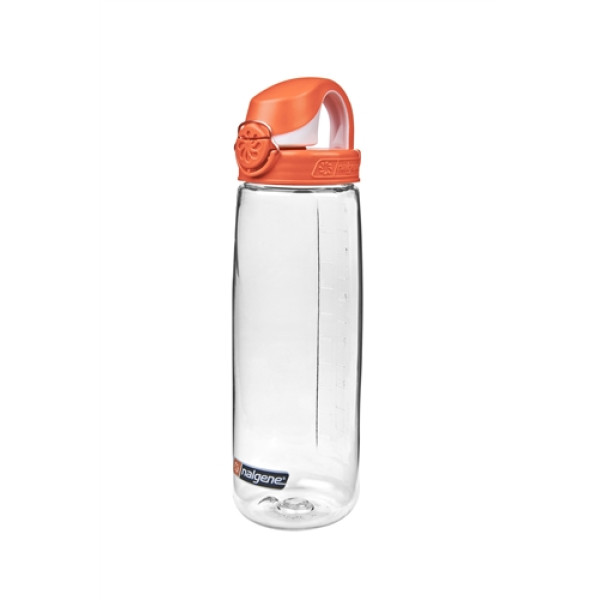 пляшка Nalgene On the Fly (OTF) 650ml Clear/Orange Cap