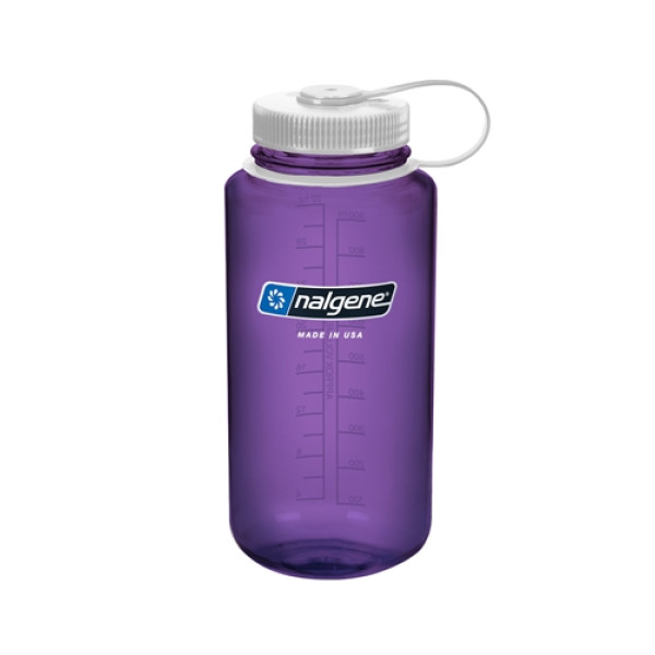 Пляшка Nalgene Wide Mouth (1000 ml) Purple/White Loop