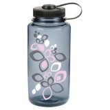 пляшка Nalgene Wide Mouth 1000ml Bloom Pink Gray /Black