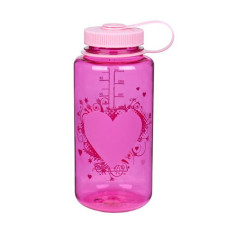 бутылка Nalgene Wide Mouth 1000ml Heart/Pink