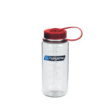 пляшка Nalgene Wide Mouth 500ml Clear/Red cap