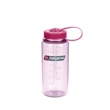 бутылка Nalgene Wide Mouth 500ml Clear/Pink
