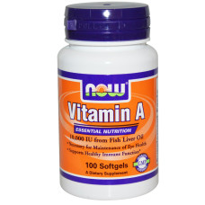 Vitamin A 10,000 IU (100 капсул)