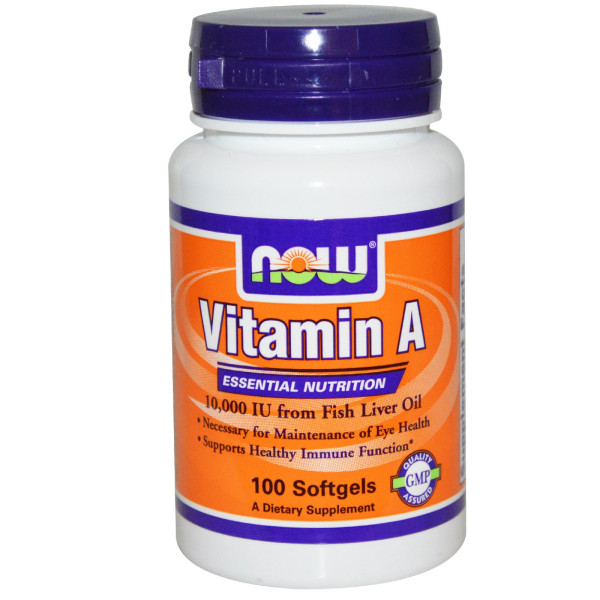 Vitamin A 10,000 IU (100 капсул)
