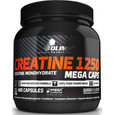Креатин моногідрат OLIMP Creatine Mega Caps 1250 (400 капсул)