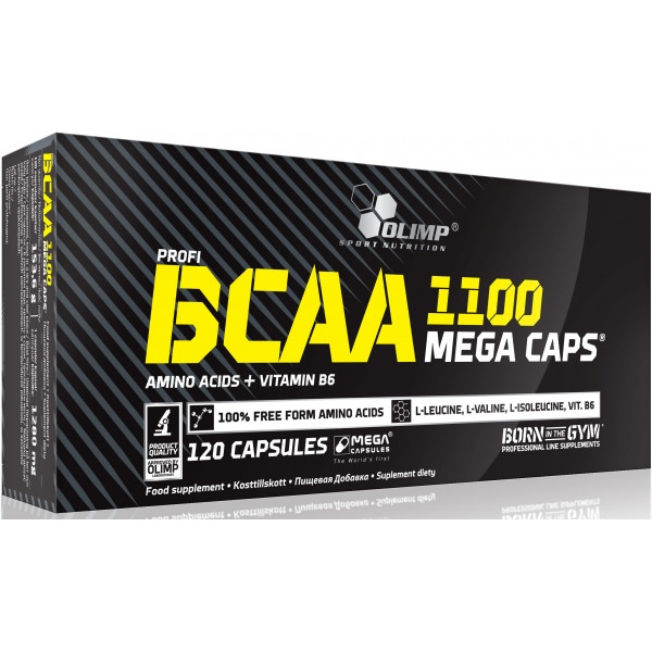 Аминокислоты OLIMP BCAA Mega Caps (120 капсул)