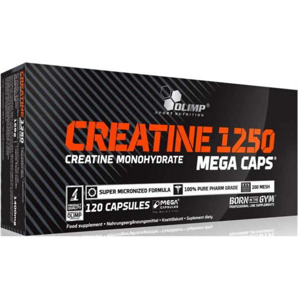 Креатин моногидрат OLIMP Creatine Mega Caps 1250 (120 капсул)