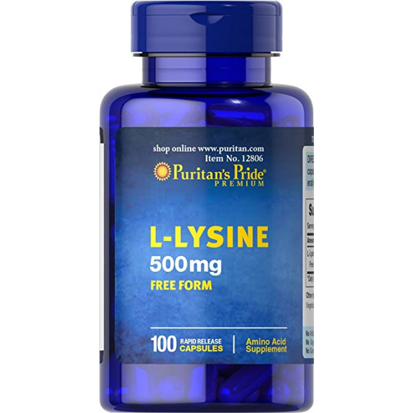 L-Lysine 500 mg (100 caplets)