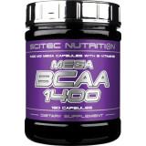 Mega BCAA 1400 (180 капсул) Mega BCAA 1400 (180 капсул)