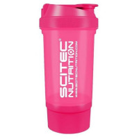 Шейкер 2 в 1 Scitec Nutrition Shaker Shaker 500 Travel Рожевий (500 мл)