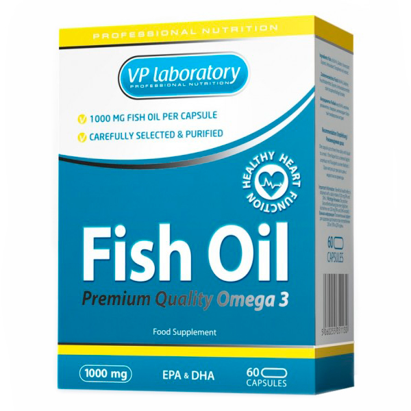 Fish Oil Premium Quality Omega 3 (60 капсул)