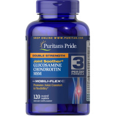Chondroitin Glucosamine MSM Puritan's Pride, 120 таблеток