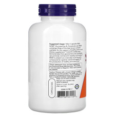 Здоровье суставов NOW foods Glucosamine & Chondroitin with MSM (180 капсул)
