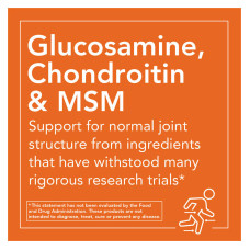 Здоровье суставов NOW foods Glucosamine & Chondroitin with MSM (180 капсул)