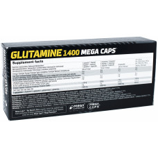 Глютамін Olimp L-Glutamine 1400 mega Caps (120 капсул)