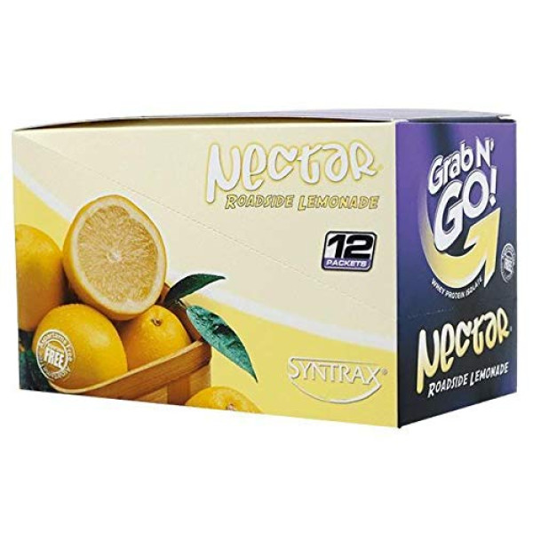 Протеїн Syntrax Nectar Grab N’ Go!, 12 шт по 27 грам Лимонад