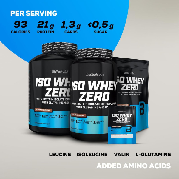 Протеїн BioTech Iso Whey Zero (454 г) (Без цукру)