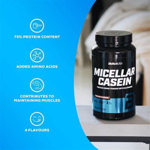 Мицеллярный казеин BioTech USA - Micellar Casein (908 г) Мицеллярный казеин BioTech USA - Micellar Casein (908 г)