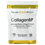 Морской коллаген-пептид California GOLD Nutrition, CollagenUP, с гиалуронкой и витамином C, 206 грамм