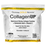 Морской коллаген-пептид California GOLD Nutrition, CollagenUP, с гиалуронкой и витамином C, 1000 грамм (1кг)