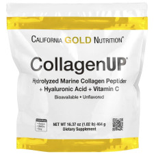 California Gold Nutrition CollagenUP - Морський колаген з Гіалуроновою кислотою та вітаміном С - 464 грам