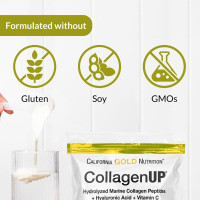 California Gold Nutrition CollagenUP - Морський колаген з Гіалуроновою кислотою та вітаміном С - 464 грам