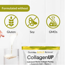 California Gold Nutrition CollagenUP - Морський колаген з Гіалуроновою кислотою та вітаміном С - 464 грам