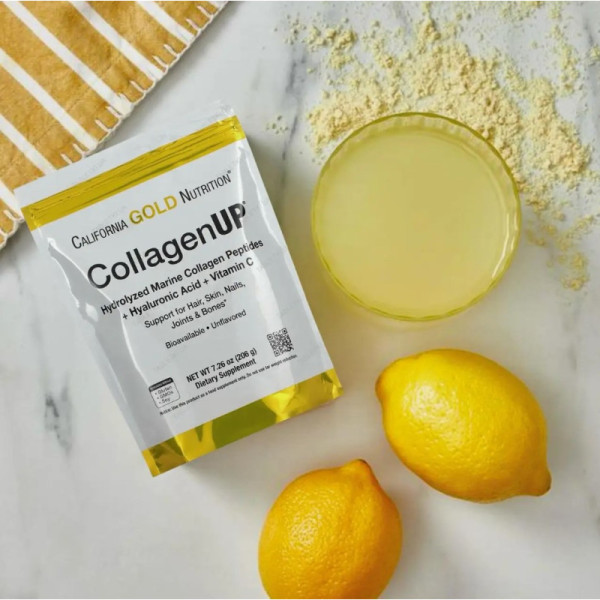 Морський колаген-пептид California GOLD Nutrition, CollagenUP, з гіалуронкою та вітаміном C, 206 грам Морський колаген-пептид California GOLD Nutrition, CollagenUP, з гіалуронкою та вітаміном C, 206 грам