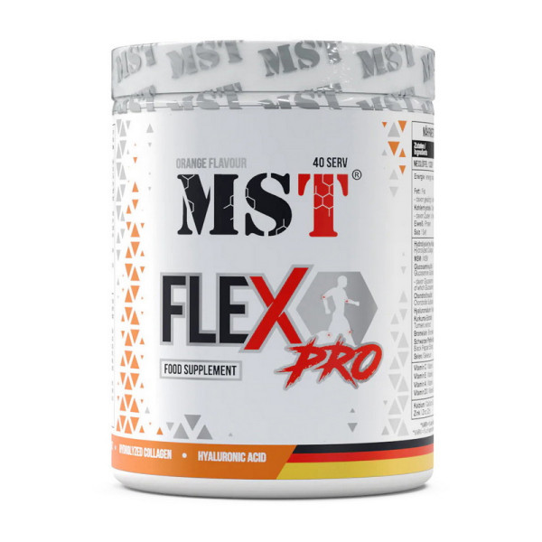 Комплекс для суглобів та зв'язок MST Flex Pro, з колагеном, 420 грам Комплекс для суглобів та зв'язок MST Flex Pro, з колагеном, 420 грам