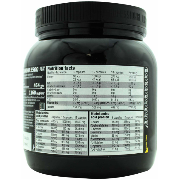 Anabolic Amino 5500 Mega Caps (400 капсул)