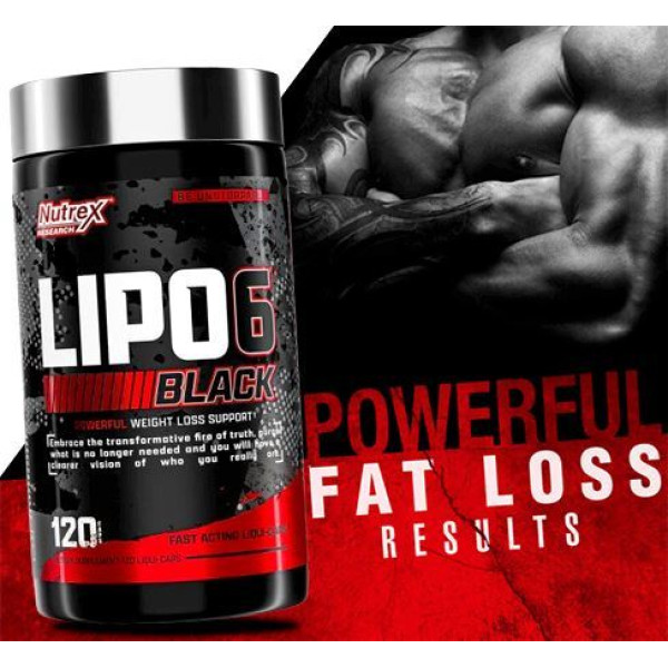 Жиросжигатель Nutrex Lipo 6 Black (120 капсул)