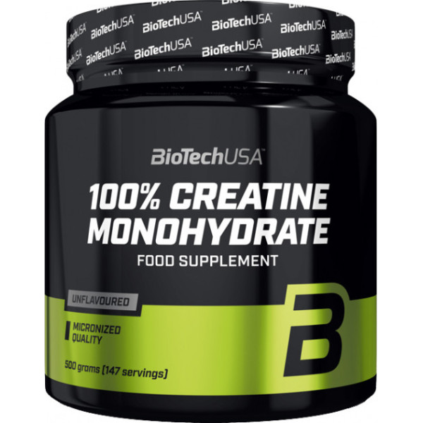 Моногідрат креатину BioTech USA 100% Creatine Monohydrate (500 грам)