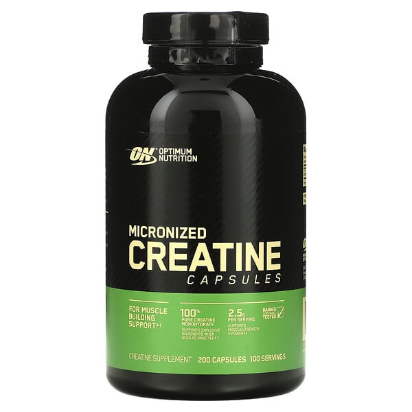 Креатин Optimum nutrition. micronized Creatine 2500 (200 капсул)