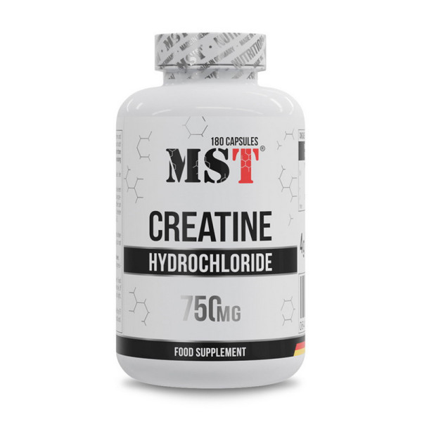 Креатин гидрохлорид MST Creatine Hydrochloride 750 mg (180 капсул)