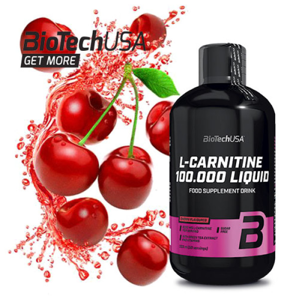Жироспалювач BioTech USA L-Carnitine 100 000 (500 мл) Жироспалювач BioTech USA L-Carnitine 100 000 (500 мл)