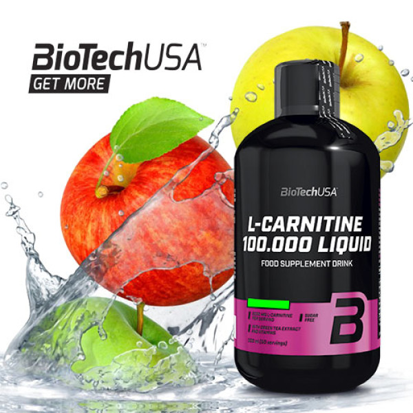 Жироспалювач BioTech USA L-Carnitine 100 000 (500 мл) Жироспалювач BioTech USA L-Carnitine 100 000 (500 мл)