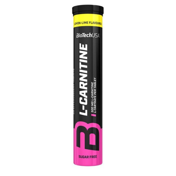 Л-карнитин BioTech USA Effervescent L-Carnitine 500 mg (20 таблетс)