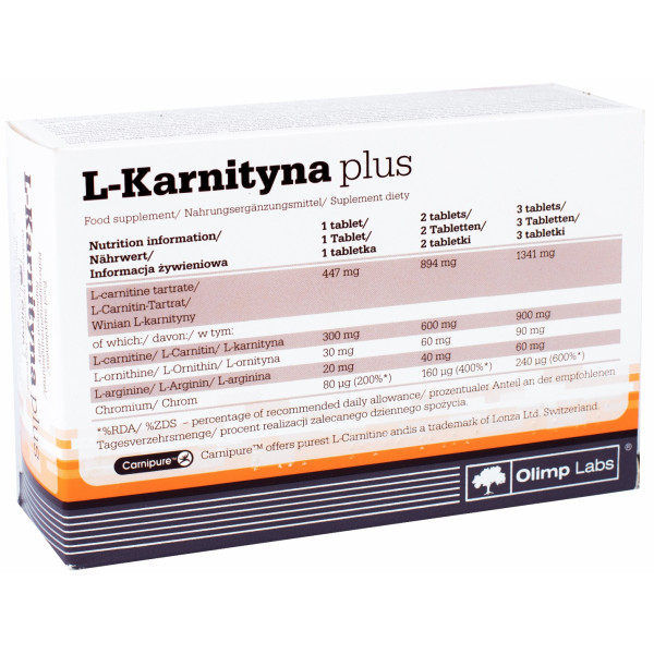 L-Karnityna Plus (80 таблетс) L-Karnityna Plus (80 таблетс)