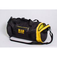 Спортивная сумка MAD 40L черно-желтая