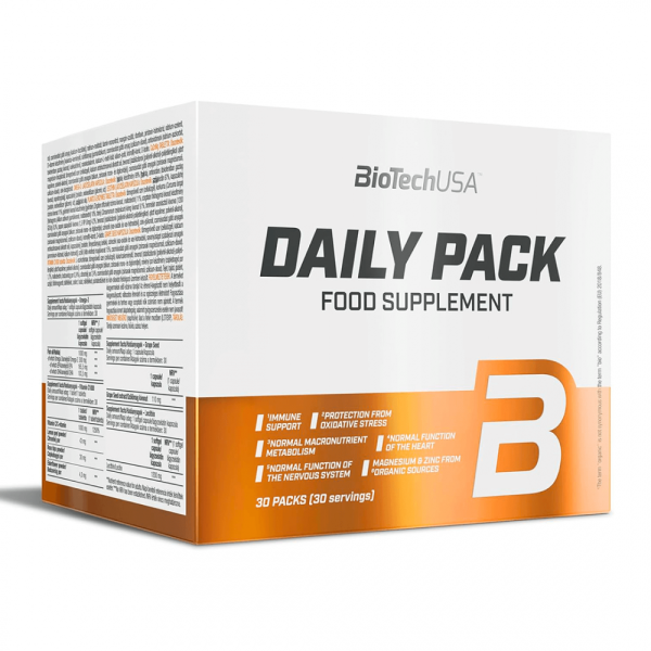 Вітаміни та мінерали BioTech USA Daily Pack, 30 пакетиків