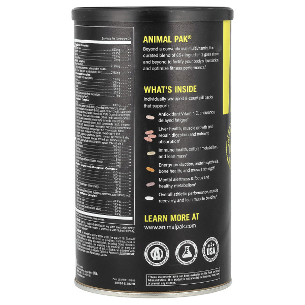 Вітаміни Universal Nutrition Animal Pak 44 пакети